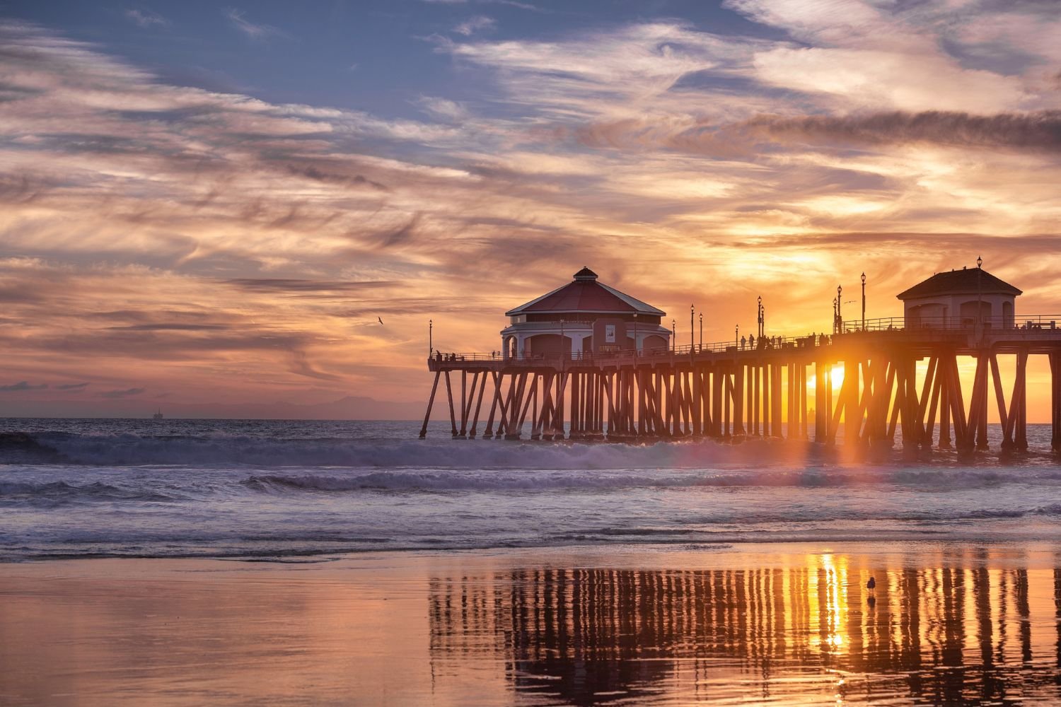 Huntington-beach-pier-sunset