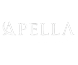 White Apella Wealth logo tagline