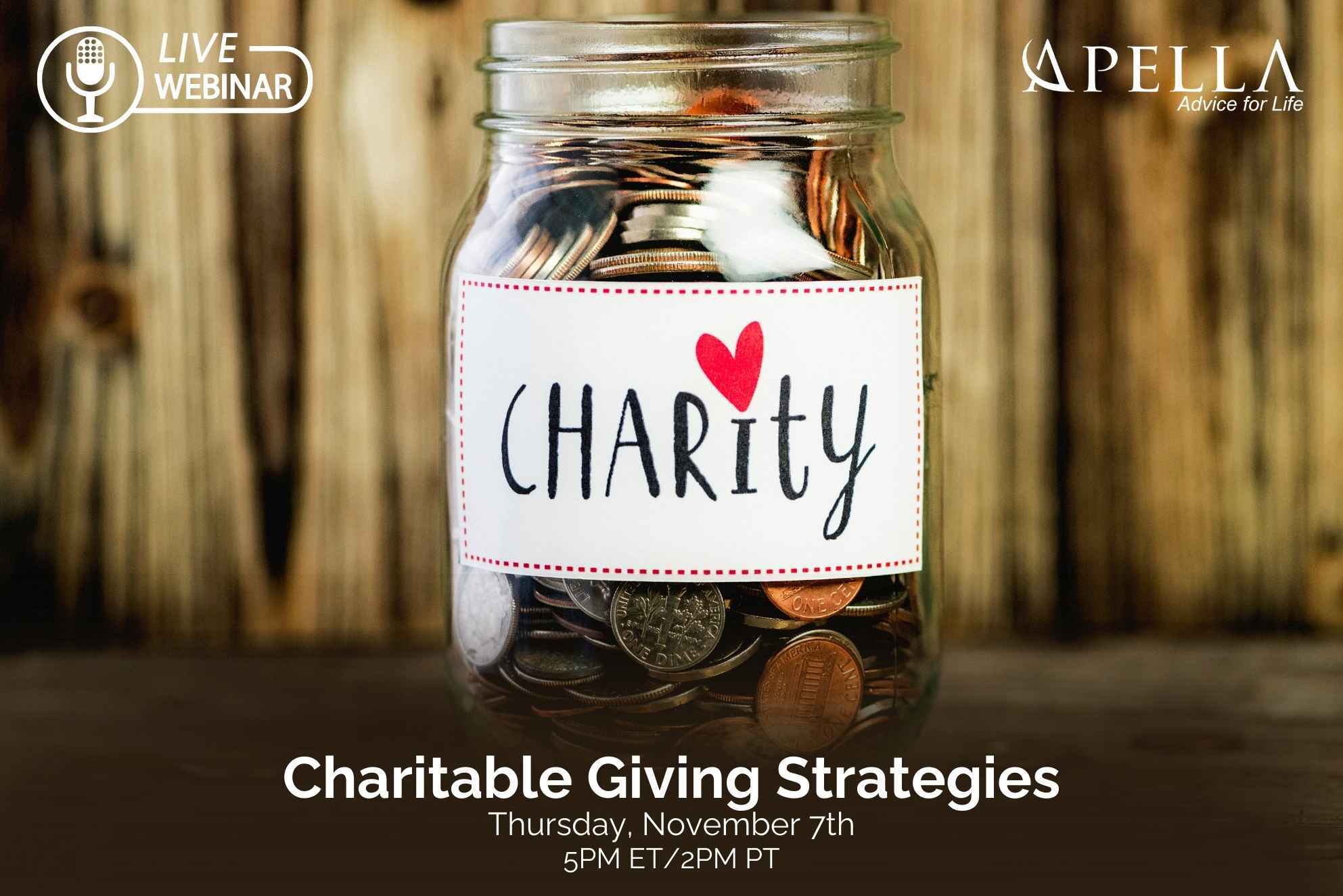 Charitable Giving Webinar