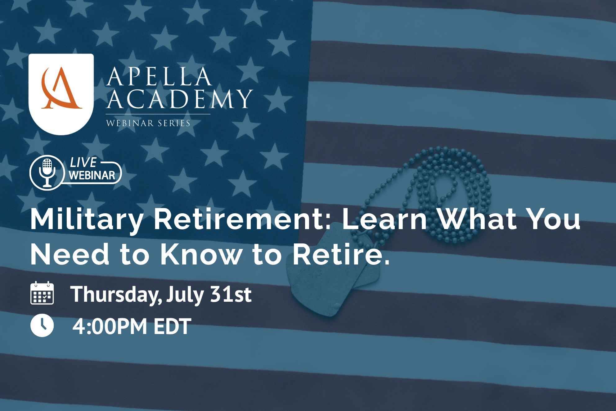 Events Page Graphic - Military Retirement-