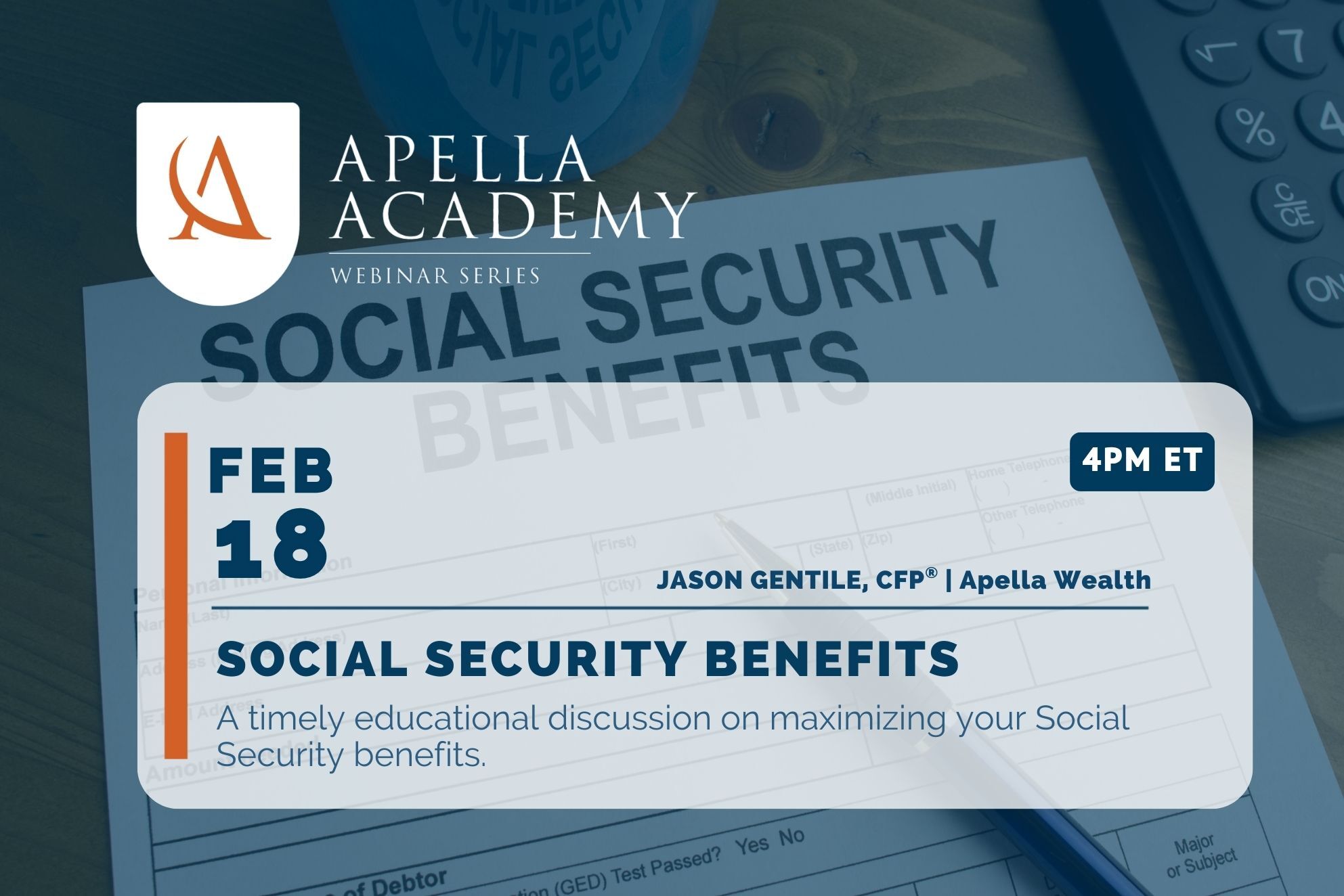 Social Security Webinar